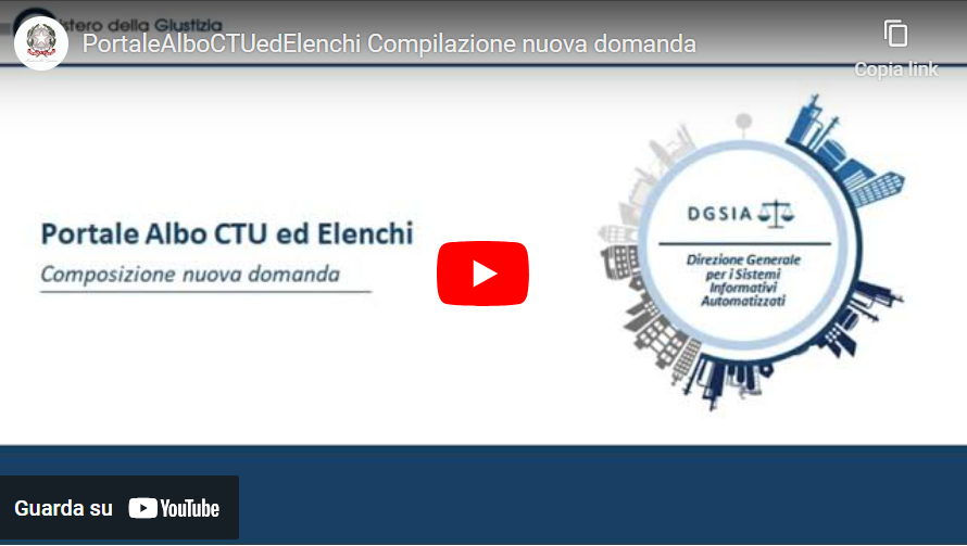 Nuova domanda per CTU e Periti